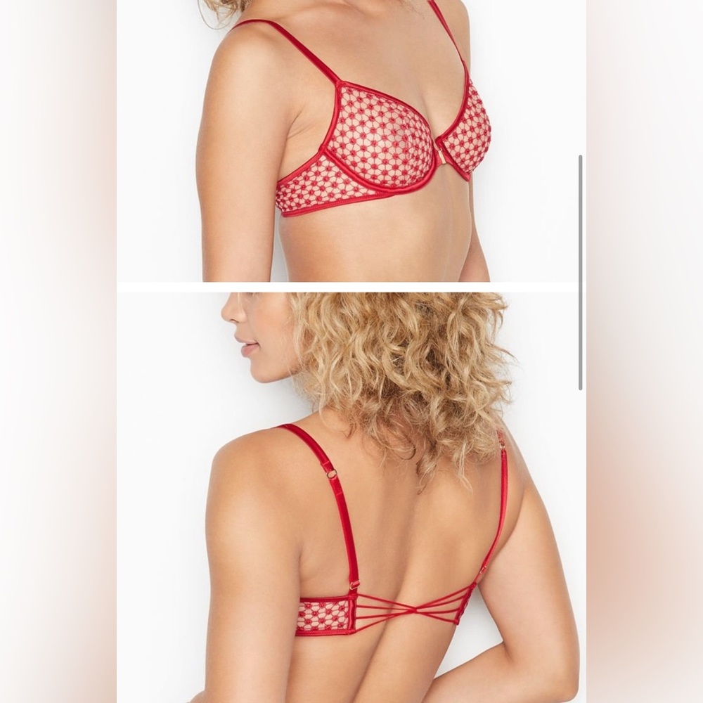 Victoria Secret Very Sexy Starburst unlined Demi Bra
